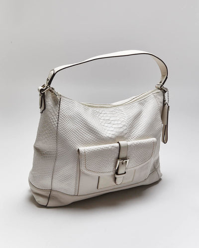 Vintage Y2k 00s Coach Snake Print Handbag