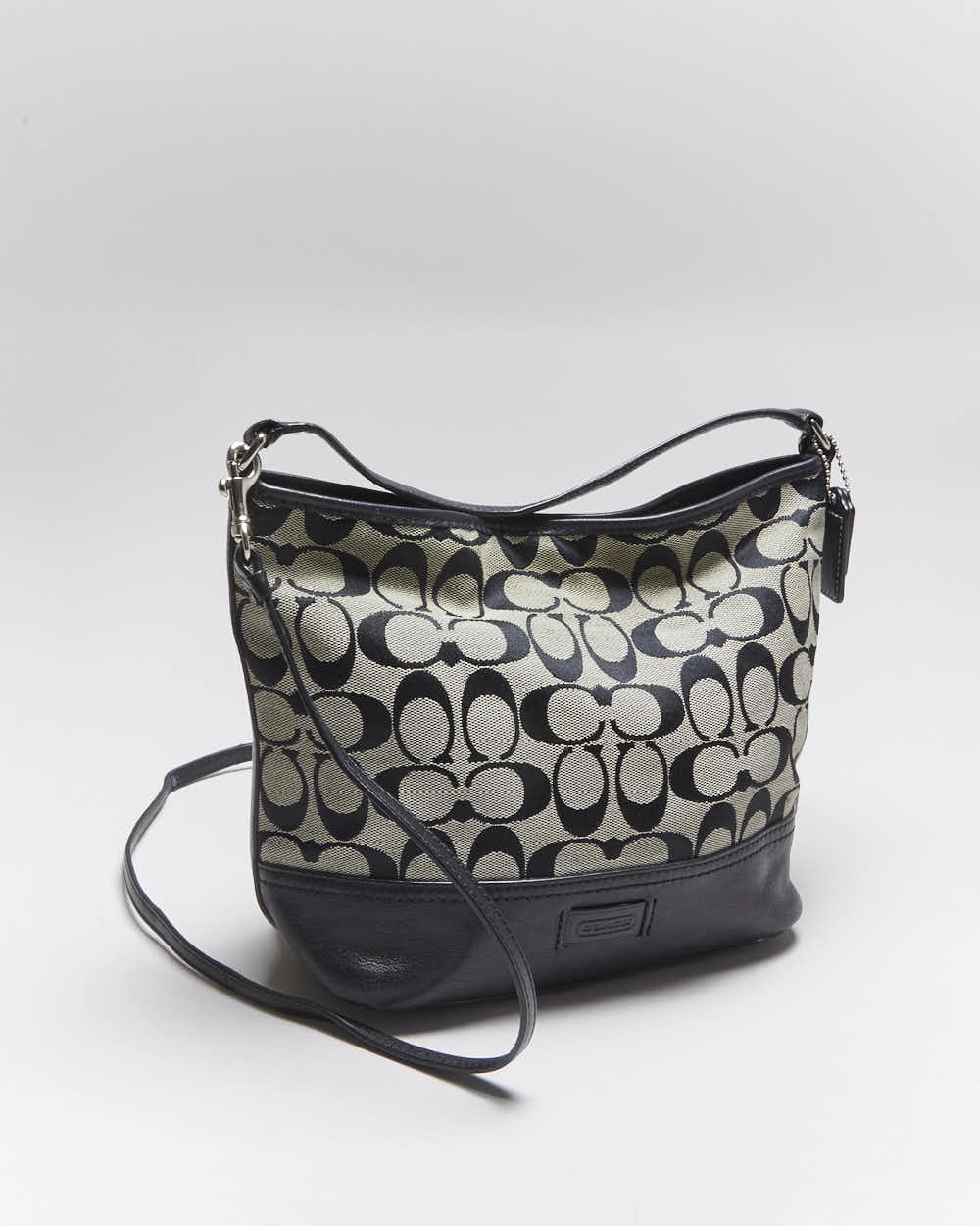 Vintage Y2k 00s Coach Monogram Shoulder Bag