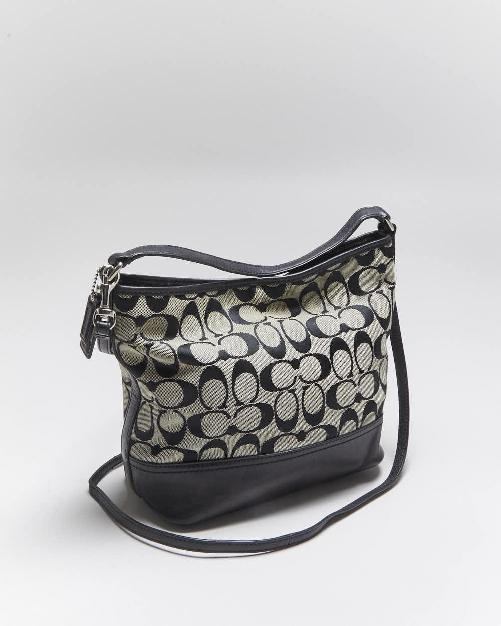Vintage Y2k 00s Coach Monogram Shoulder Bag