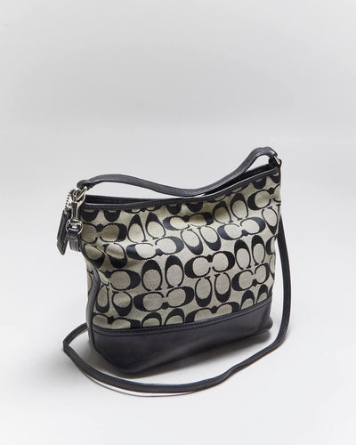 Vintage Y2k 00s Coach Monogram Shoulder Bag