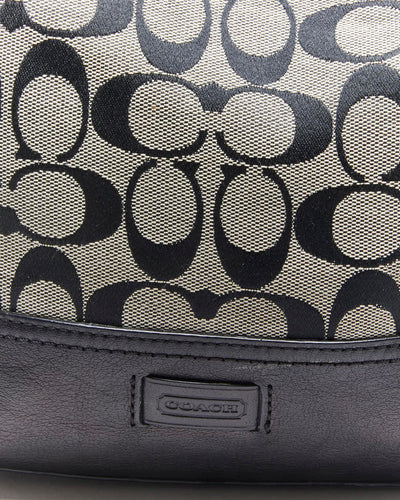 Vintage Y2k 00s Coach Monogram Shoulder Bag