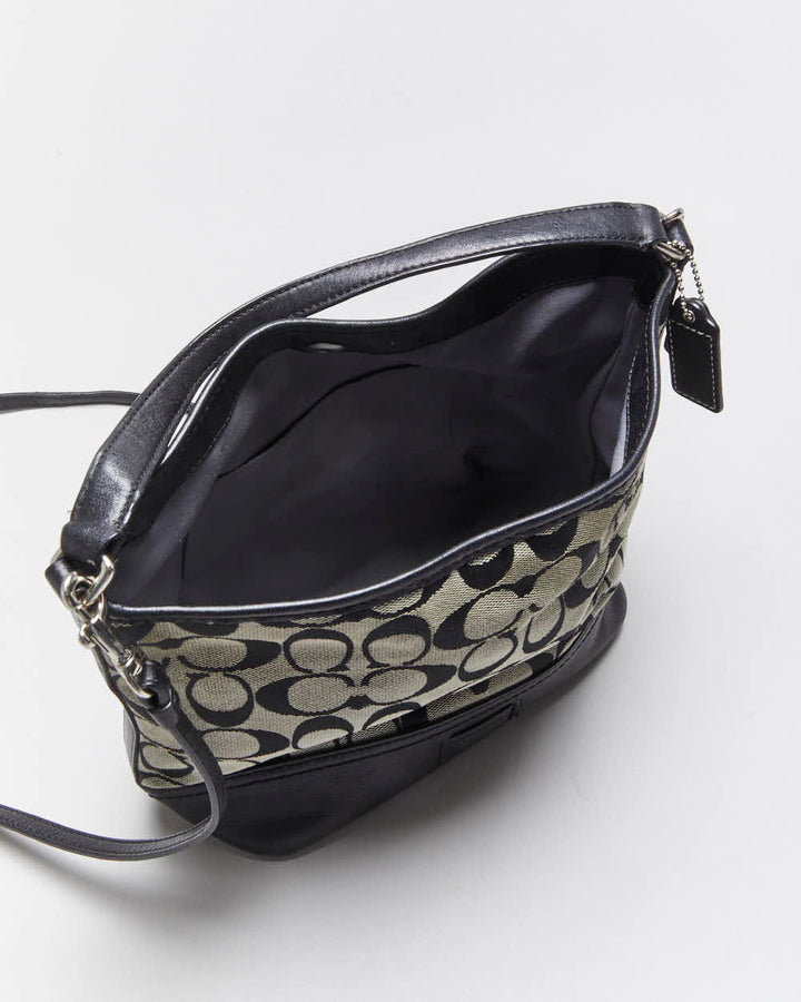 Vintage Y2k 00s Coach Monogram Shoulder Bag