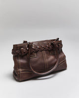 Vintage Y2k 00s Coach Leather Handbag
