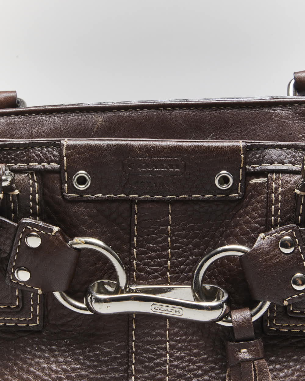 Vintage Y2k 00s Coach Leather Handbag