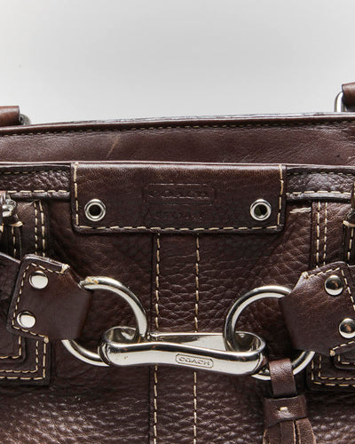 Vintage Y2k 00s Coach Leather Handbag