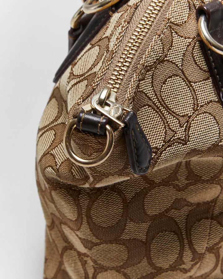 Vintage Y2k 00s Coach Monogram Handbag