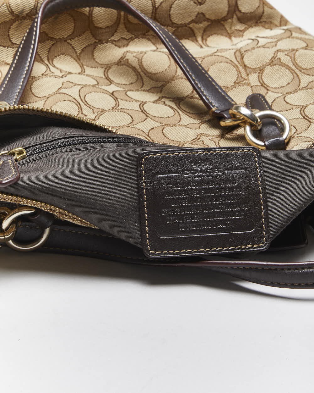 Vintage Y2k 00s Coach Monogram Handbag