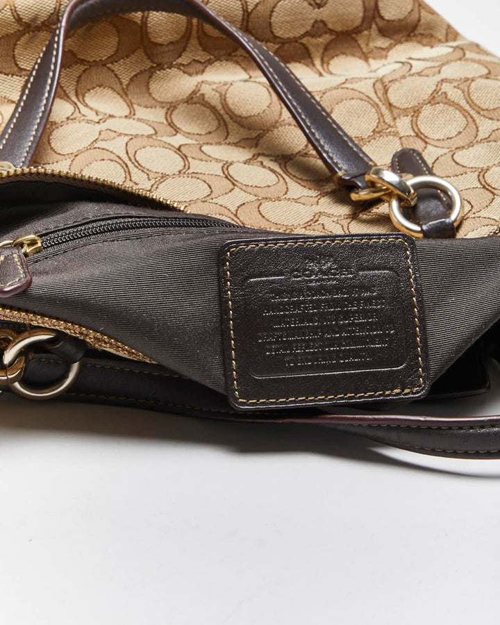 Vintage Y2k 00s Coach Monogram Handbag