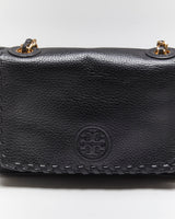 Vintage Y2k 00s Tory Burch Leather Shoulder Bag