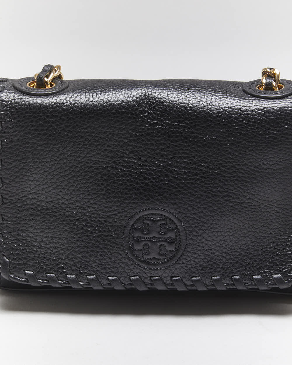 Vintage Y2k 00s Tory Burch Leather Shoulder Bag
