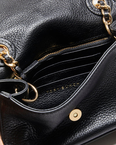 Vintage Y2k 00s Tory Burch Leather Shoulder Bag