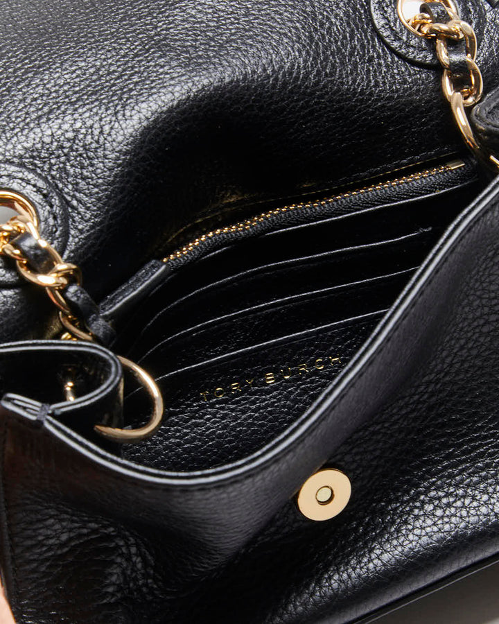 Vintage Y2k 00s Tory Burch Leather Shoulder Bag