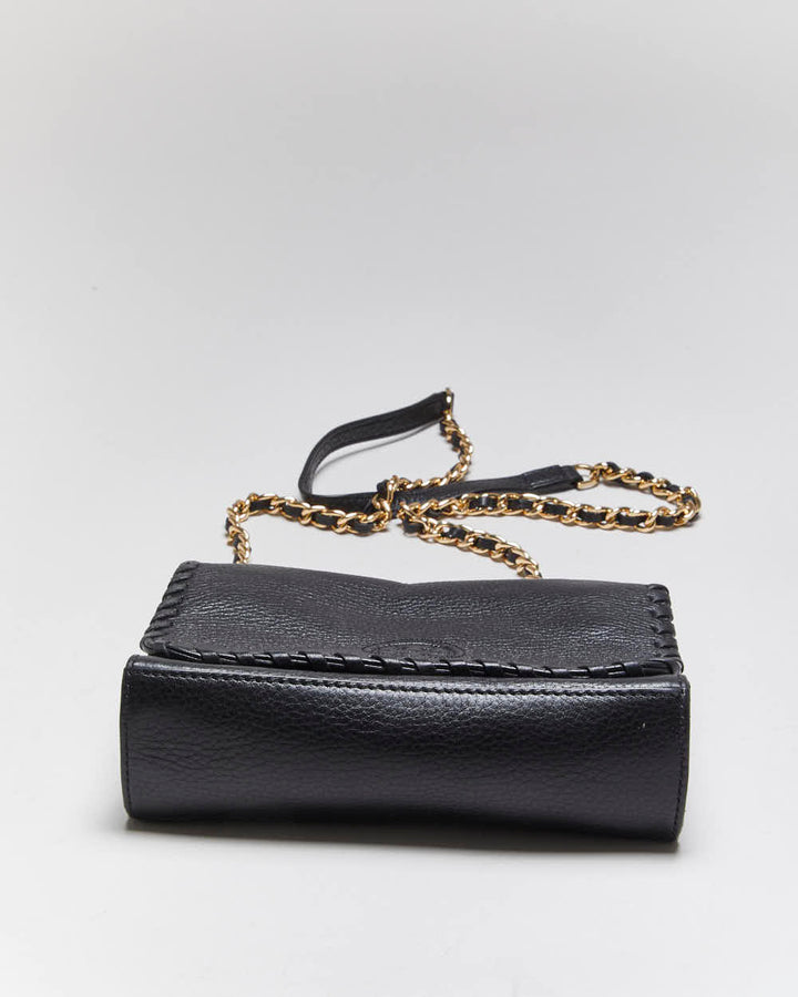 Vintage Y2k 00s Tory Burch Leather Shoulder Bag