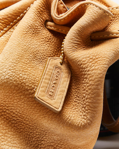 Vintage Coach Suede Rucksack