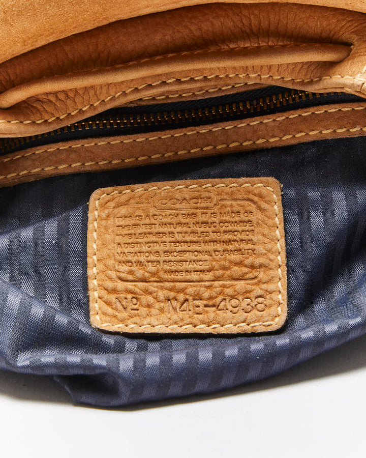 Vintage Coach Suede Rucksack