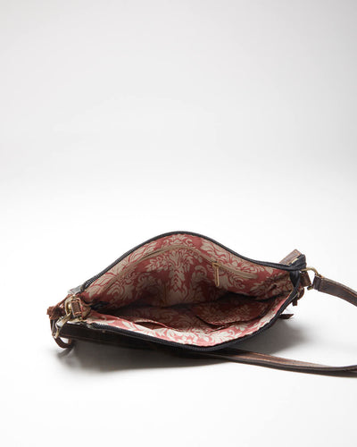 Vintage Y2k 00s Guess Denim Lace-up Mini Handbag