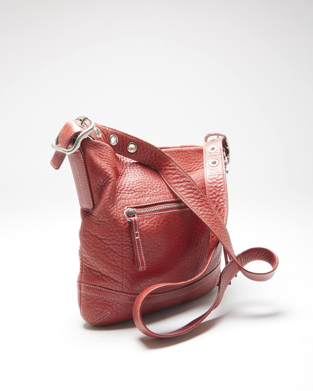 Vintage Y2k 00s Coach Leather Cross-body Bag