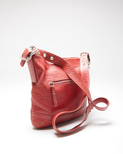 Vintage Y2k 00s Coach Leather Cross-body Bag