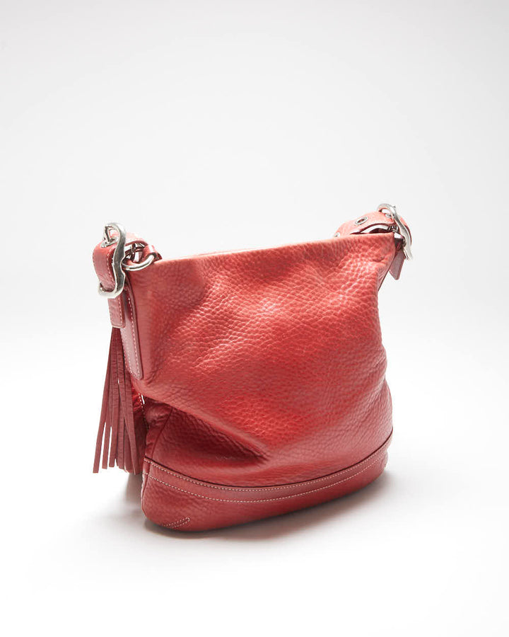 Vintage Y2k 00s Coach Leather Cross-body Bag