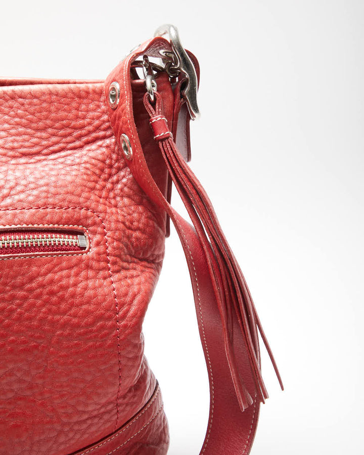 Vintage Y2k 00s Coach Leather Cross-body Bag