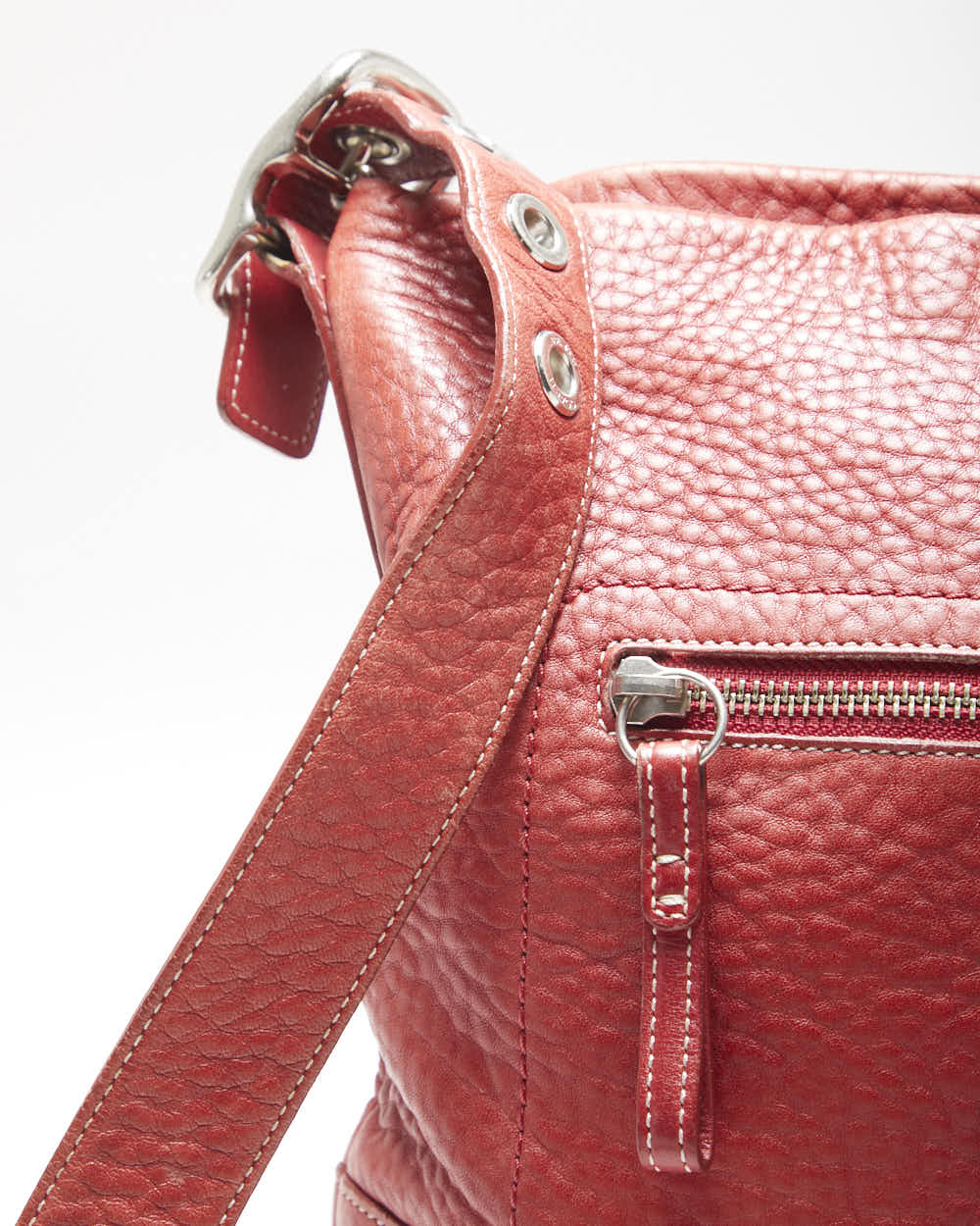 Vintage Y2k 00s Coach Leather Cross-body Bag