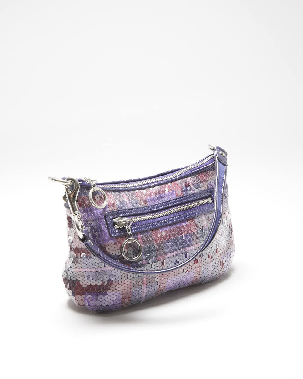 Vintage Y2k 00s Coach Poppy Sequin Mini Handbag