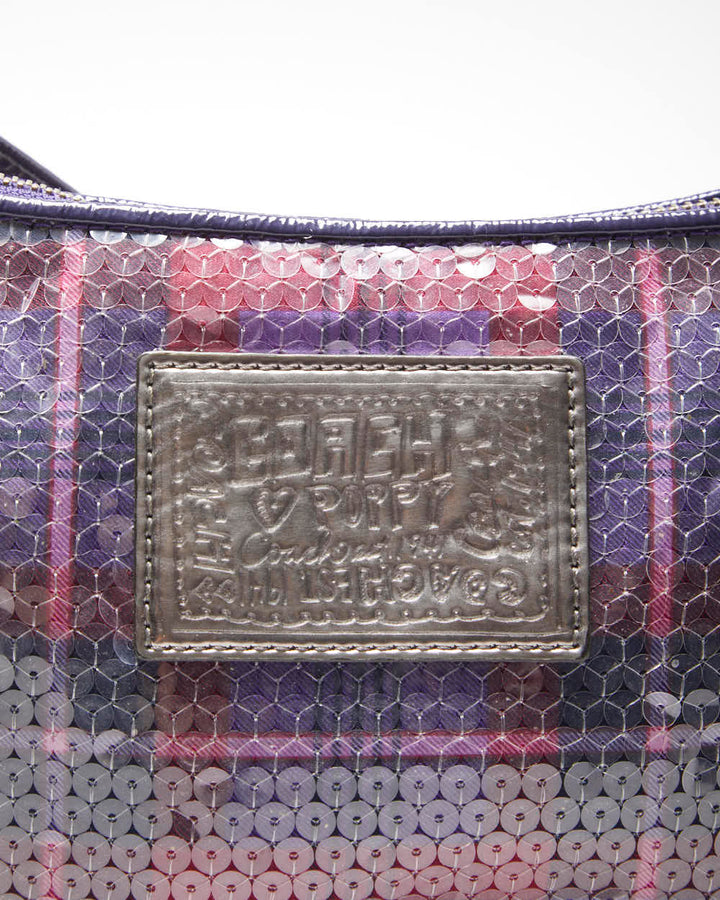 Vintage Y2k 00s Coach Poppy Sequin Mini Handbag