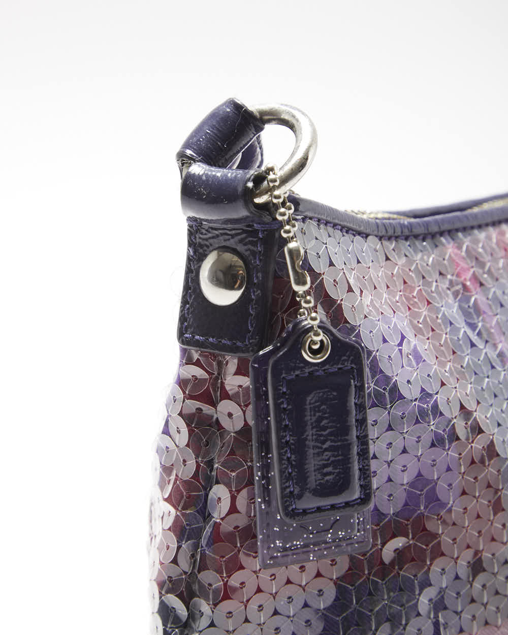 Vintage Y2k 00s Coach Poppy Sequin Mini Handbag