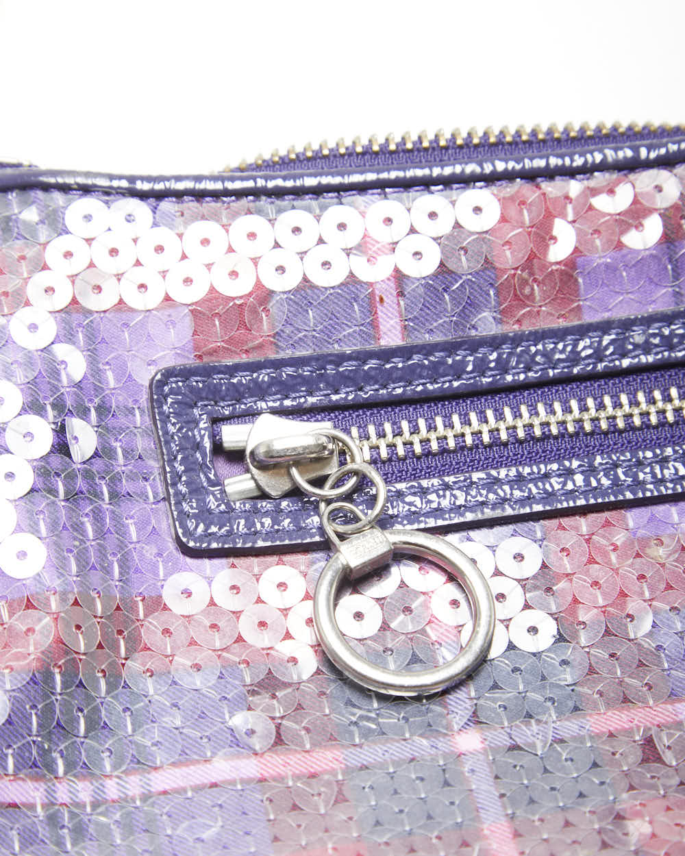 Vintage Y2k 00s Coach Poppy Sequin Mini Handbag