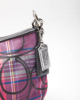 Vintage Y2k 00s Coach Check Glitter Handbag