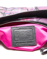 Vintage Y2k 00s Coach Check Glitter Handbag