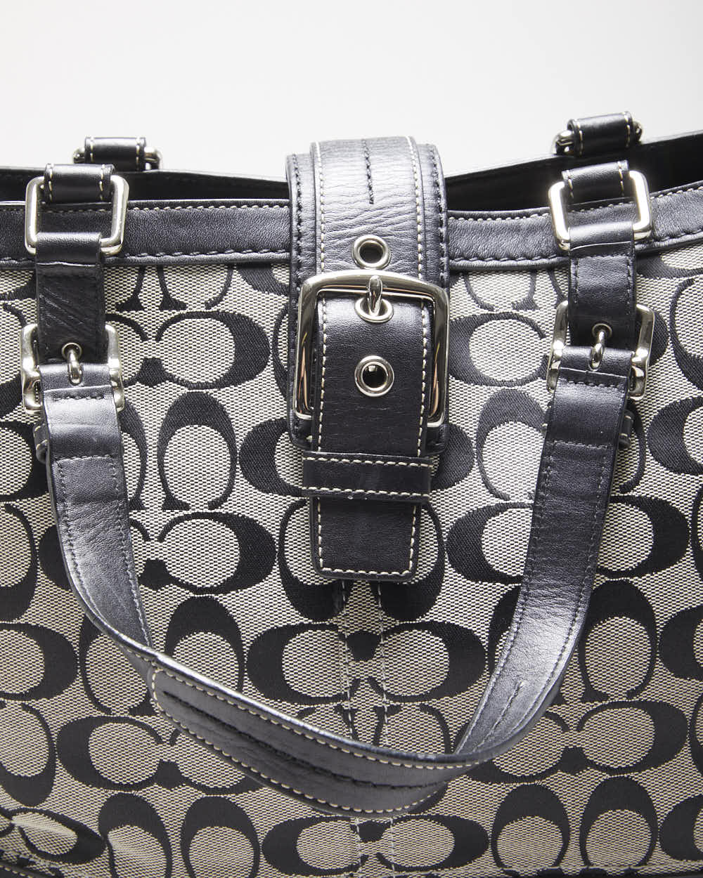 Vintage Y2k 00s Coach Monogram Handbag