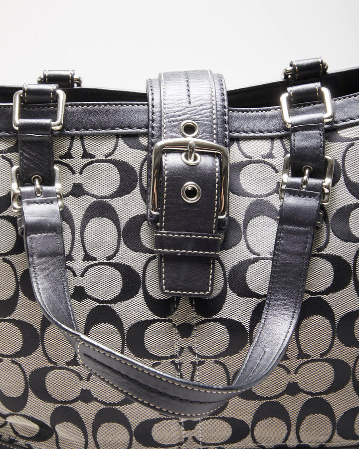 Vintage Y2k 00s Coach Monogram Handbag