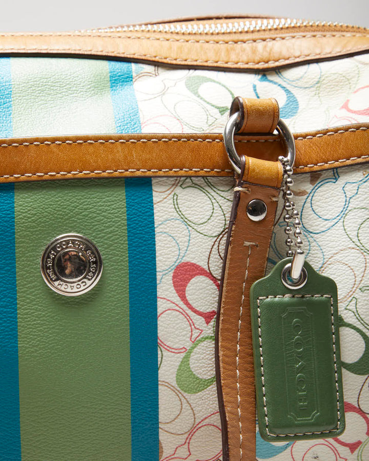 Vintage Y2k 00s Coach Monogram Handbag