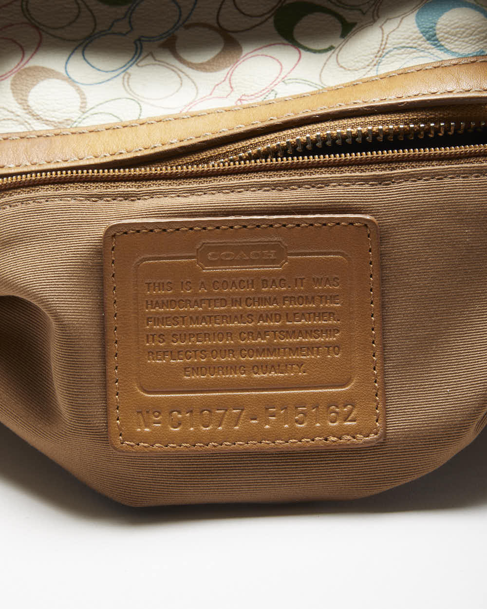 Vintage Y2k 00s Coach Monogram Handbag