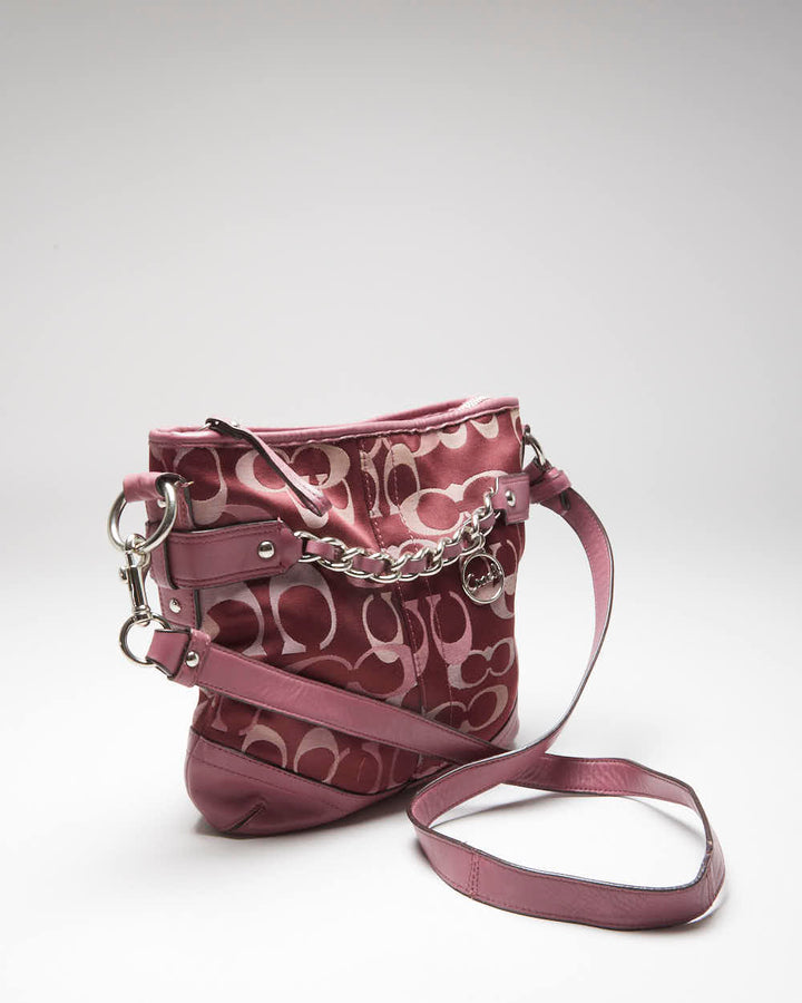 Vintage Y2k 00s Coach Monogram Shoulder Bag