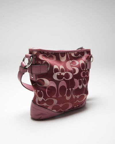 Vintage Y2k 00s Coach Monogram Shoulder Bag