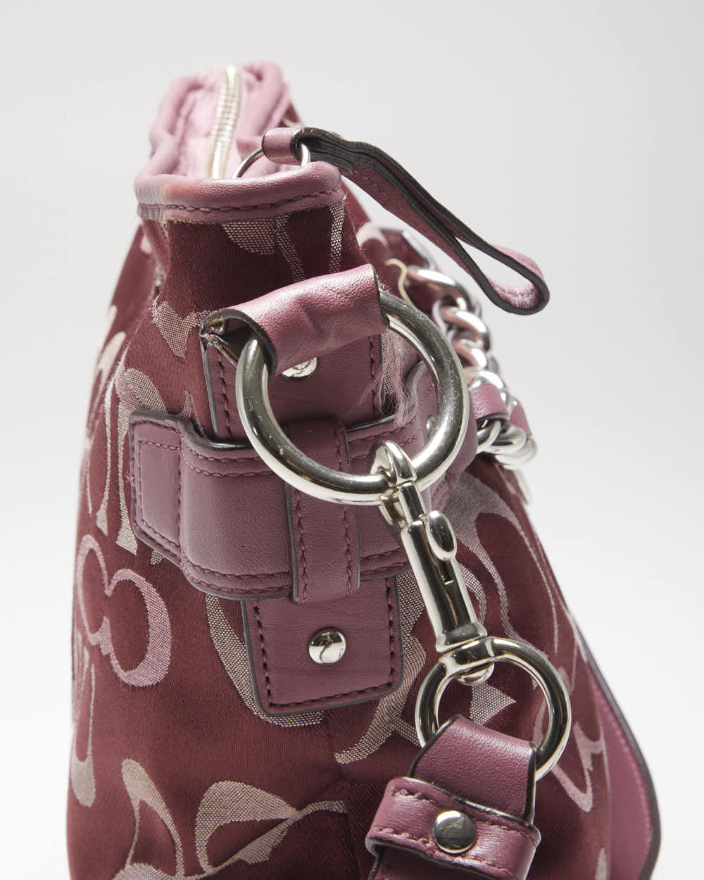 Vintage Y2k 00s Coach Monogram Shoulder Bag