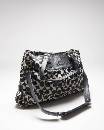 Vintage Y2k 00s Coach Monogram Shoulder Bag