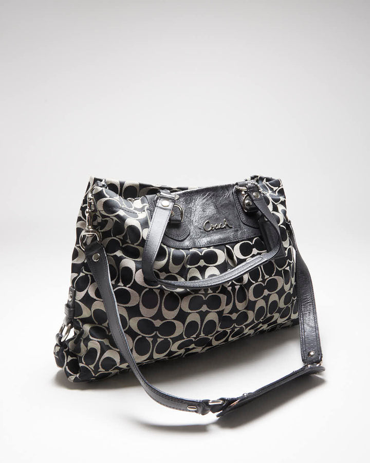 Vintage Y2k 00s Coach Monogram Shoulder Bag