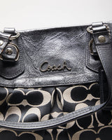 Vintage Y2k 00s Coach Monogram Shoulder Bag