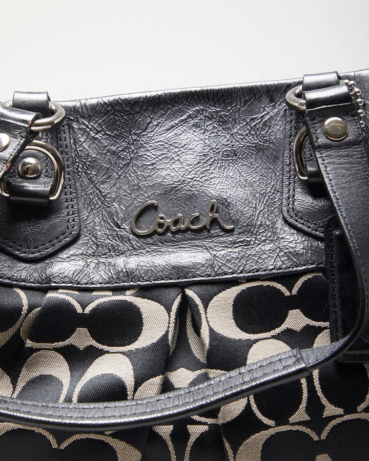 Vintage Y2k 00s Coach Monogram Shoulder Bag
