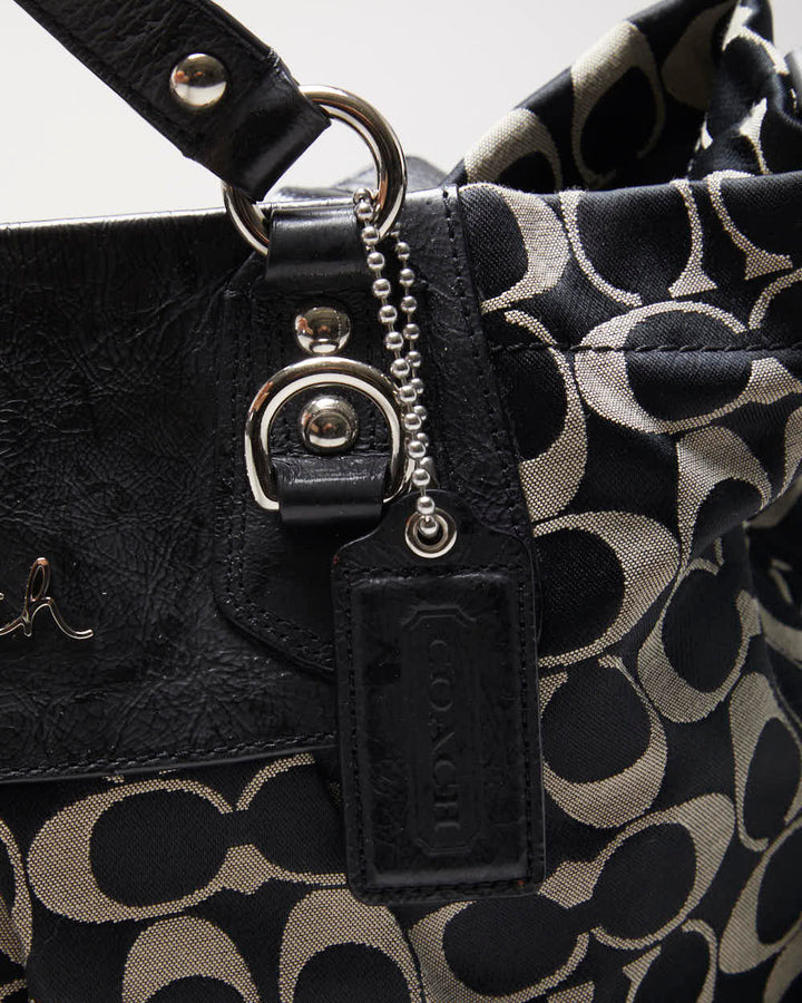 Vintage Y2k 00s Coach Monogram Shoulder Bag