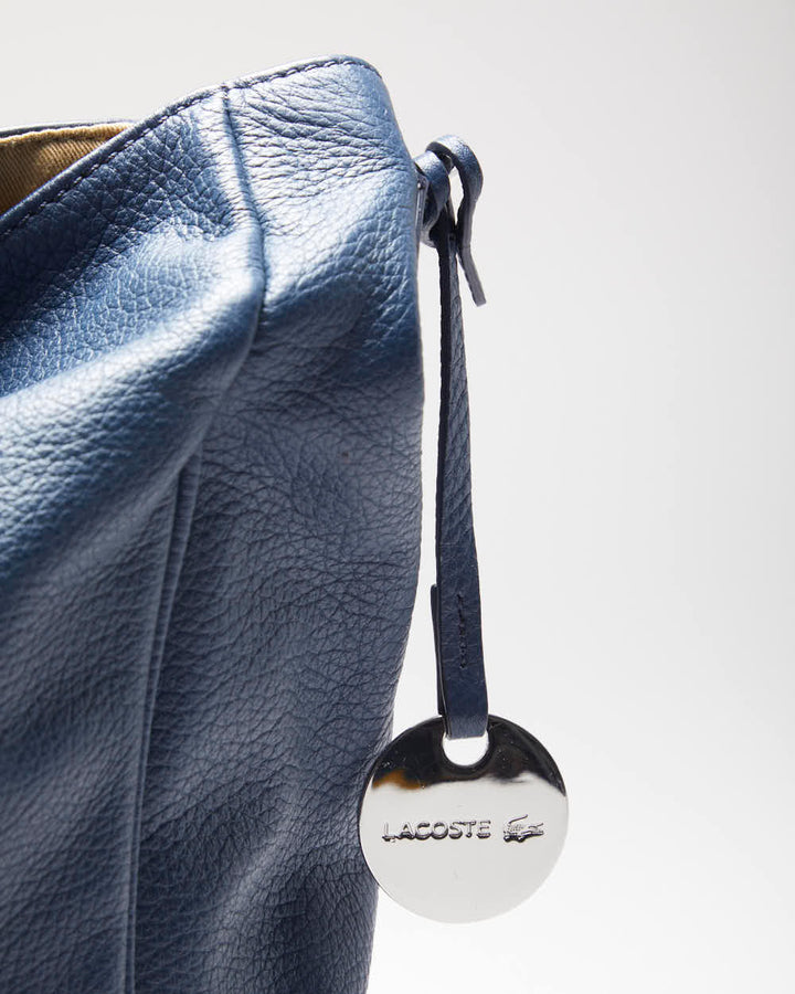 Vintage Lacoste Leather Slouch Bag