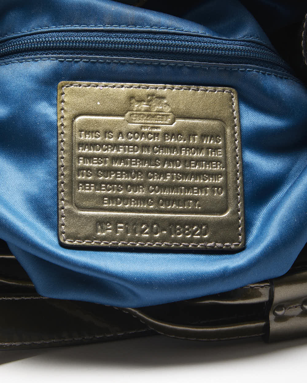 Vintage Y2k 00s Coach Patent Bucket Bag