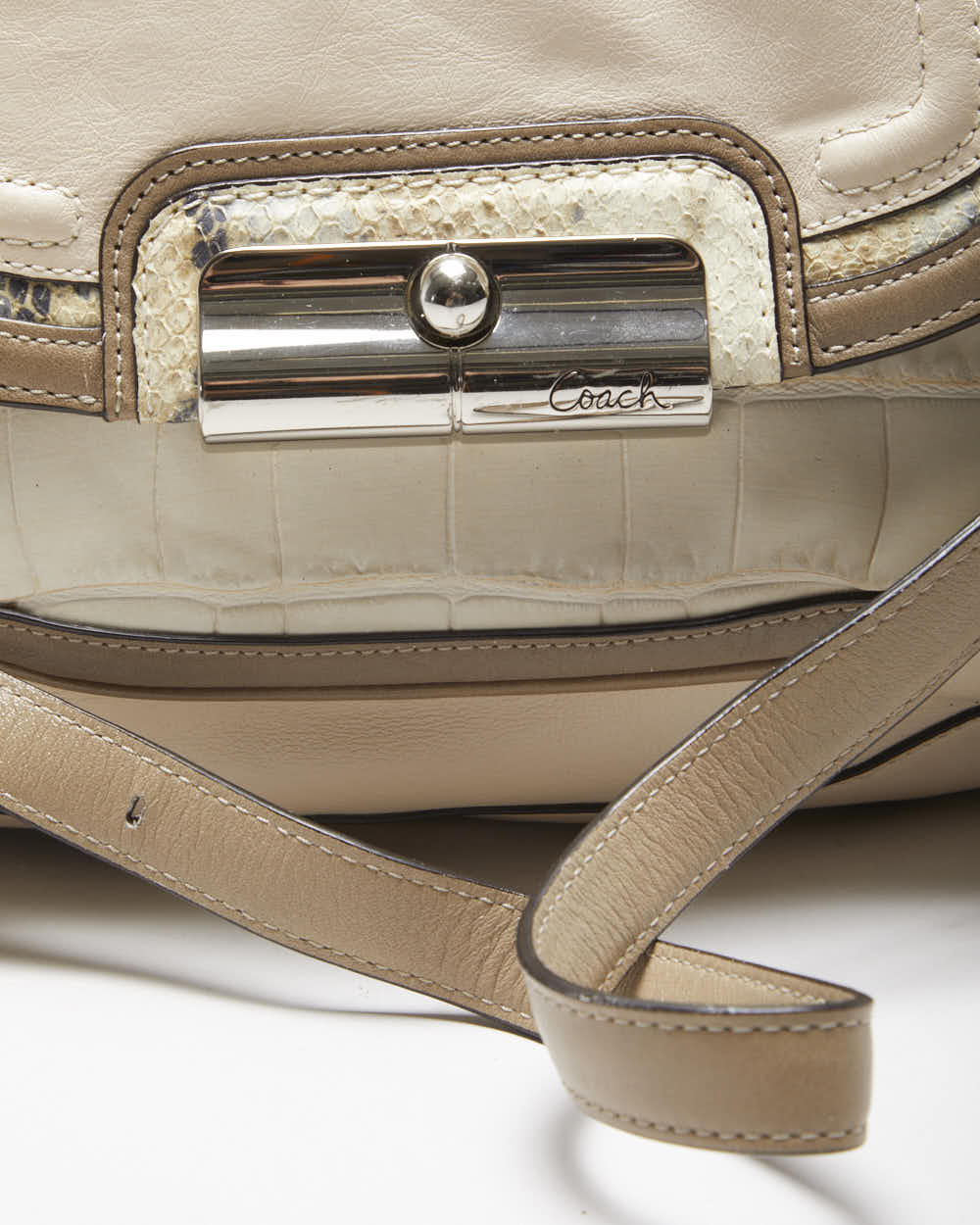 Vintage Y2k 00s Coach Leather Shoulder Bag