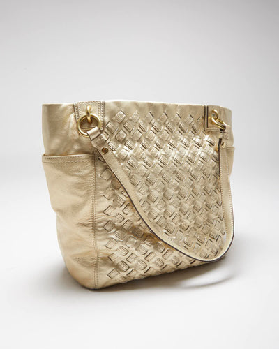 Vintage Y2k 00s Coach Gold Handbag
