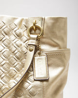 Vintage Y2k 00s Coach Gold Handbag