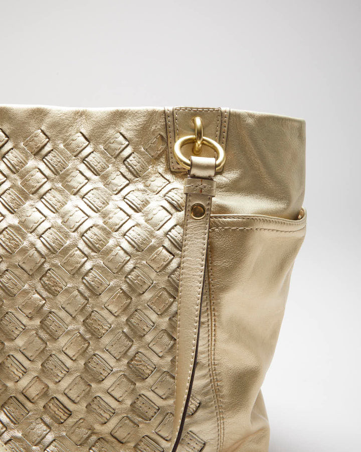 Vintage Y2k 00s Coach Gold Handbag