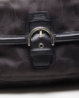 Vintage Y2k 00s Coach Satin Multi Pocket Handbag